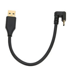 USB-kaapeli 5 Gbps USB 3.0A uros AMC - TypeC U -tyyppinen kyynärpää ABS-datakaapeli lataustietojen synkronointiin (0,2 m 0,66 jalkaa) hinta ja tiedot | Koteloiden lisätarvikkeet | hobbyhall.fi