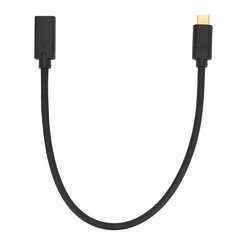 TypeC - TypeC -kaapeli 10 Gbps USB 3.1 -pikalataus ABS TypeC naaras - TypeC uros MacBook Prolle Huaweille (0,3 m 1,0 jalkaa) hinta ja tiedot | Koteloiden lisätarvikkeet | hobbyhall.fi