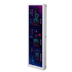 8,8 tuuman IPS LCD -näyttö 1920 x 480 CPU GPU SSD Data Lämpötilamonitori AIDA64 Rungon alinäyttö Linux White hinta ja tiedot | Näytöt | hobbyhall.fi