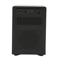 Miniprojektori 3D 4K DLP 4G RAM 64G ROM BT 5G WiFi kaukosäädin 8000mAh langaton projektori Office Family 100?240V UK Plug Black hinta ja tiedot | Projektorit | hobbyhall.fi