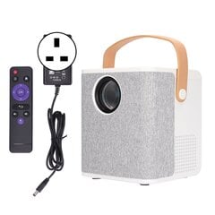 Smart Projector 1080P 2.4G 5G Wireless 6000LM Mini Kotiteatteri Movie Projector Office Outdoor Camping Party 100?240V UK Plug hinta ja tiedot | Projektorit | hobbyhall.fi