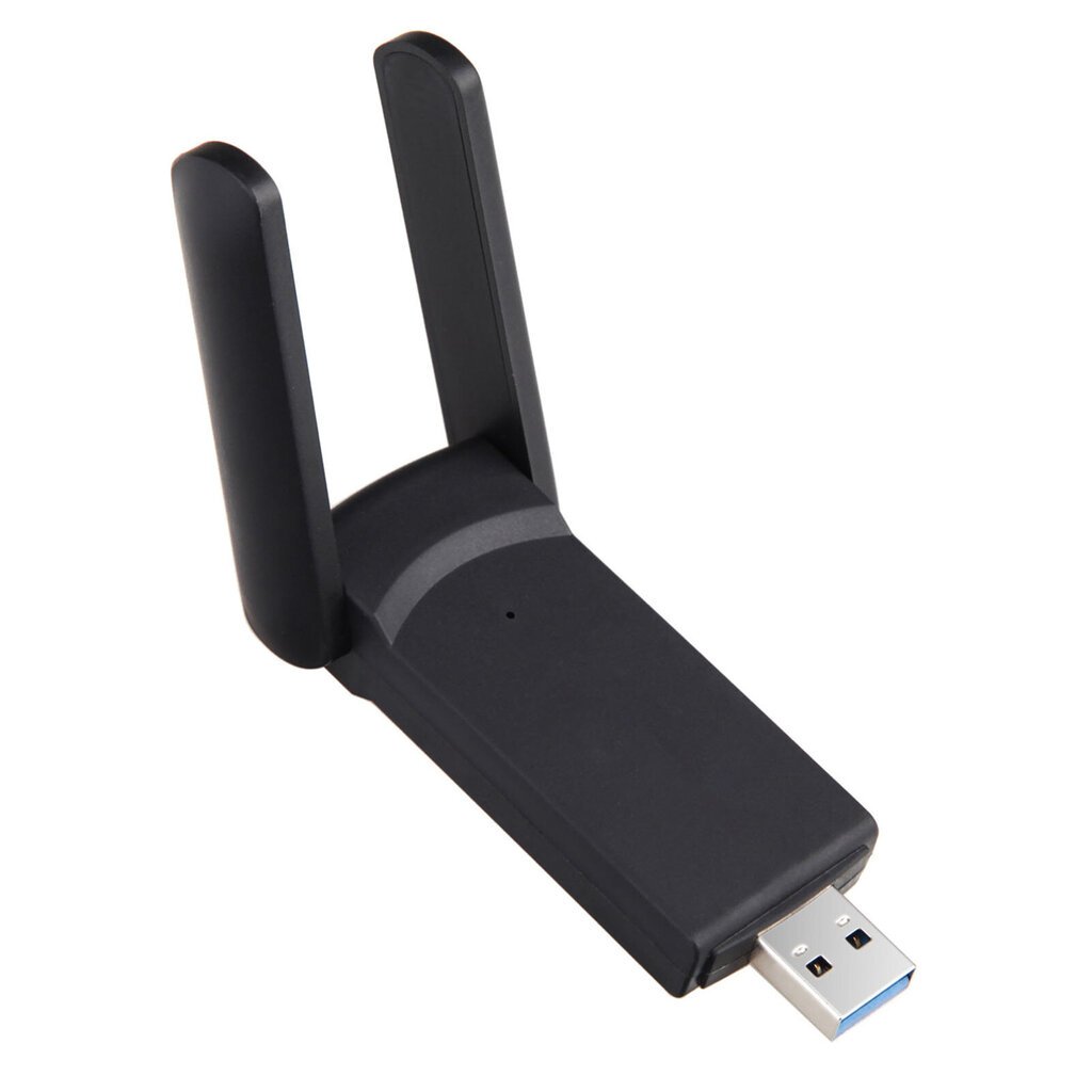 USB-WiFi-sovitin 1300M Dual Band Vahva signaali 2.4G 5.8G Nopea USB-vastaanotin Lähetin Verkkosovitin hinta ja tiedot | Web-kamerat | hobbyhall.fi