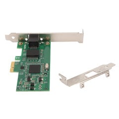 PCIe X1 -verkkokortti Professional High Data Transfer PCI Express Gigabit Ethernet -kortti pöytätietokoneeseen hinta ja tiedot | Web-kamerat | hobbyhall.fi