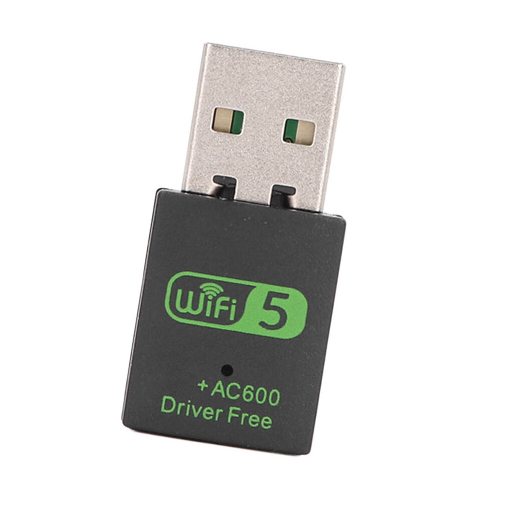 Langaton verkkokorttisovitin Professional 600 Mbps 2.4G 5G Dual Band USB WiFi Bluetooth 5.0 Adapter kannettavalle pöytätietokoneelle hinta ja tiedot | Web-kamerat | hobbyhall.fi