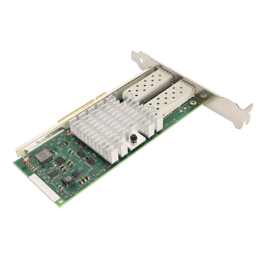 Palvelinsovitin 10 Gbps 2 SFP-porttia PCI Express X8 Plug and Play -vakaa PCIe-verkkokortti pöytätietokoneiden siirtoon hinta ja tiedot | Web-kamerat | hobbyhall.fi