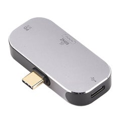 USB C -keskitin 3 in 1 Type C Uros-HD Multimedialiitäntä 2 Type C Naarastelakointiasema Windowsille Androidille OS X:lle hinta ja tiedot | Tablettien kotelot ja muut tarvikkeet | hobbyhall.fi