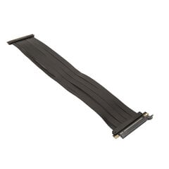 PCIE4.0 X16 jatkokaapeli 180 asteen nopea GPU-jatkokaapeli, suojattu pystysuoraan kiinnitetty pelinäytönohjaimen nousukaapeli 50 cm hinta ja tiedot | Koteloiden lisätarvikkeet | hobbyhall.fi