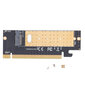 NVMe M.2 SSD -sovitinkortti Plug and Play M.2 NVMe SSD M -avain PCIe 3.0 X16 -kortille 2230 2242 2260 2280 M.2 SSD hinta ja tiedot | Koteloiden lisätarvikkeet | hobbyhall.fi