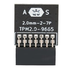 TPM 2.0 Module LPC 14pin Tpm 2.0 Remote Card Encryption Security Module ASUS hinta ja tiedot | Koteloiden lisätarvikkeet | hobbyhall.fi