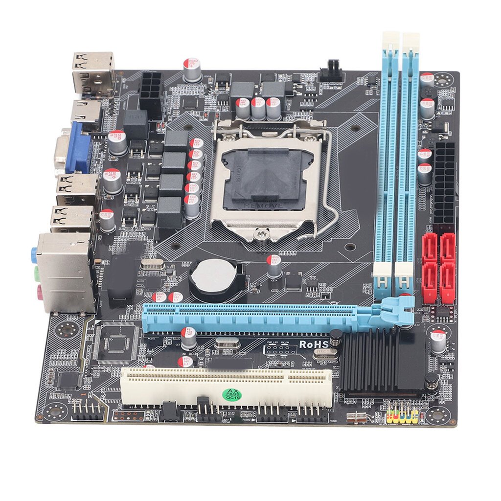 DDR3-emolevy 1 PCIex16 4 SATA2.0 DDR3 6 USB2.0 1000M verkko 24PIN Virta LGA 1156 emolevy tietokoneen PC:lle hinta ja tiedot | Koteloiden lisätarvikkeet | hobbyhall.fi