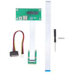 Mini PCIE - PCIE Express 4X USB-sovitinkortti PCB Mini PCIE - PCIE 4X USB-jatkojohto nopeilla FPC-kaapeleilla ja magneettilevyillä hinta ja tiedot | Koteloiden lisätarvikkeet | hobbyhall.fi