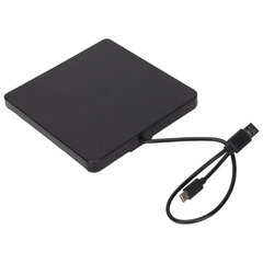 USB3.0 USB C Ulkoinen DVD-asema Ultraohut nopea lähetys DVD RW Movement DVD-soitin kannettavalle tietokoneelle hinta ja tiedot | Koteloiden lisätarvikkeet | hobbyhall.fi