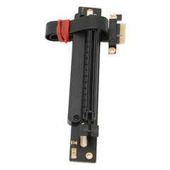 PCIE jatkokaapeli 20 cm 1X - 16X nopea vakaus kaksinkertainen suojaliuska PCIE-sovitin hinta ja tiedot | Koteloiden lisätarvikkeet | hobbyhall.fi