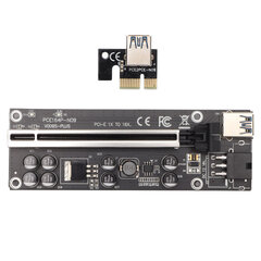 Riser Adapter Card 8 Excicon Kondensaattorit Monikerroksinen Suojaus Kiinteä solki PCIE Riser 1x - 16x Adapteri hinta ja tiedot | Koteloiden lisätarvikkeet | hobbyhall.fi