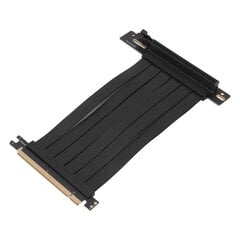 PCI E -jatkokaapeli 15 cm 128 Gbps nopea PCI E X16 3.0 nousukortti grafiikkakortille Äänikortti VerkkokorttiMusta hinta ja tiedot | Koteloiden lisätarvikkeet | hobbyhall.fi