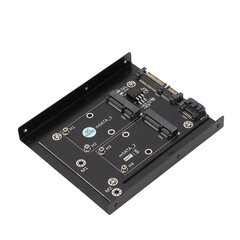 Sovitinkortti Dual MSATA SSD - Dual SATA3 Fast Reading Speed Converter Tietokonetarvikkeet hinta ja tiedot | Koteloiden lisätarvikkeet | hobbyhall.fi