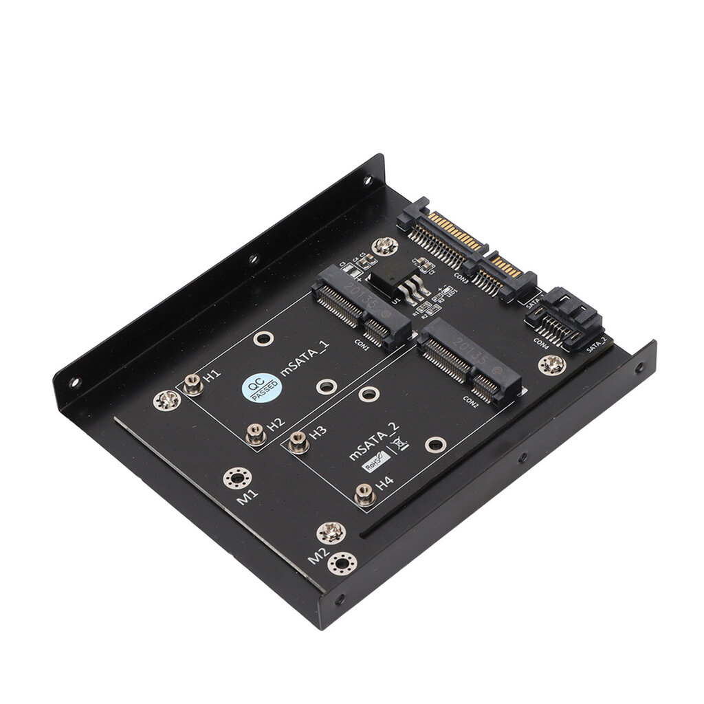 Sovitinkortti Dual MSATA SSD - Dual SATA3 Fast Reading Speed Converter Tietokonetarvikkeet hinta ja tiedot | Koteloiden lisätarvikkeet | hobbyhall.fi