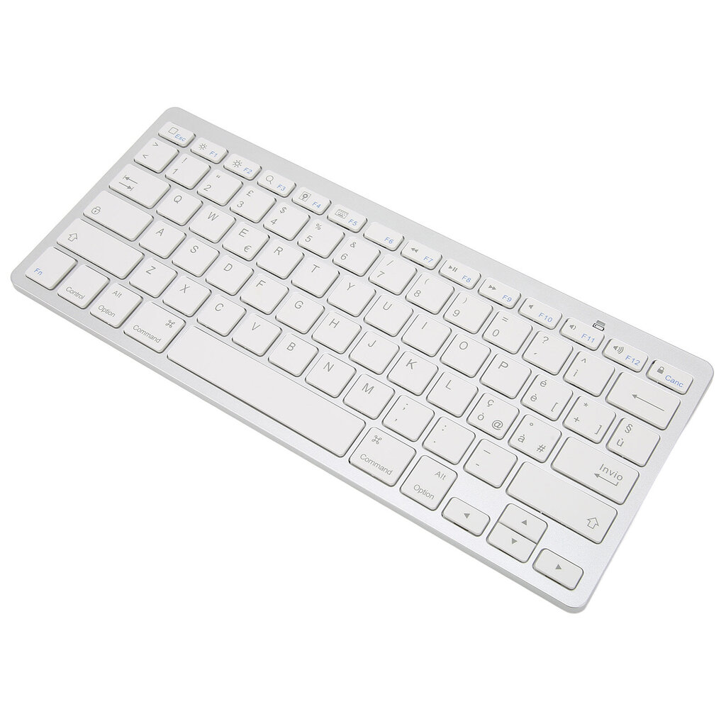 Langaton näppäimistö Mini 78 Keys Ultra Ohut kannettava valkoinen tietokonenäppäimistöt Androidille OS X:lle IOS:lle WindowsItalialle hinta ja tiedot | Koteloiden lisätarvikkeet | hobbyhall.fi