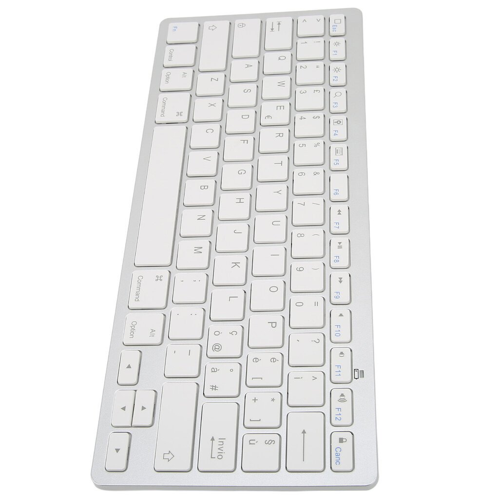 Langaton näppäimistö Mini 78 Keys Ultra Ohut kannettava valkoinen tietokonenäppäimistöt Androidille OS X:lle IOS:lle WindowsItalialle hinta ja tiedot | Koteloiden lisätarvikkeet | hobbyhall.fi