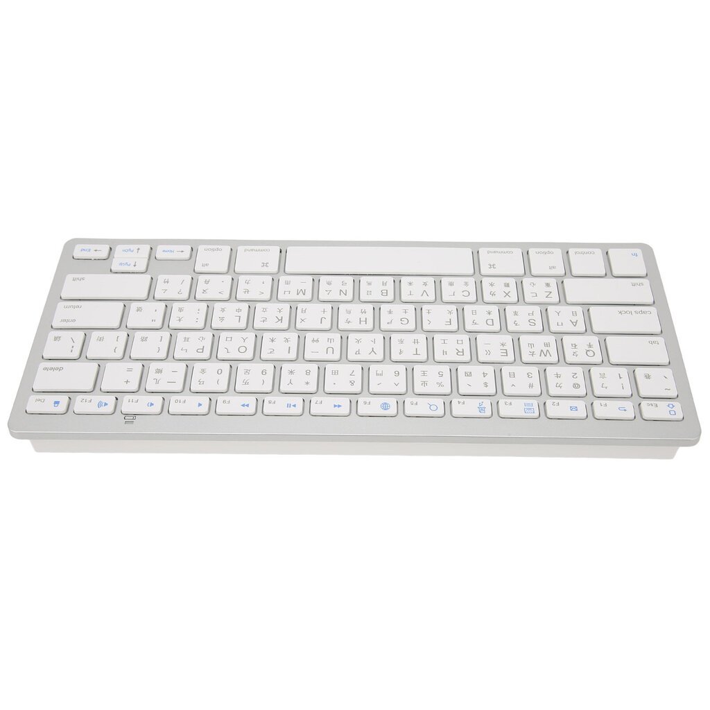 Langaton näppäimistö Mini 78 Keys Ultra ohut kannettava valkoinen tietokonenäppäimistö Androidille OS X:lle IOS:lle WindowsilleTraditional Cangjie hinta ja tiedot | Koteloiden lisätarvikkeet | hobbyhall.fi