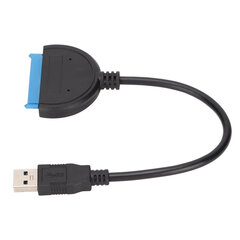 SATA-kaapeli SATA–USB 3.0 High Speed Transmission 25 cm kiintolevyn lukija 2,5 tuuman kiintolevyn tiedonsiirtoon hinta ja tiedot | Koteloiden lisätarvikkeet | hobbyhall.fi