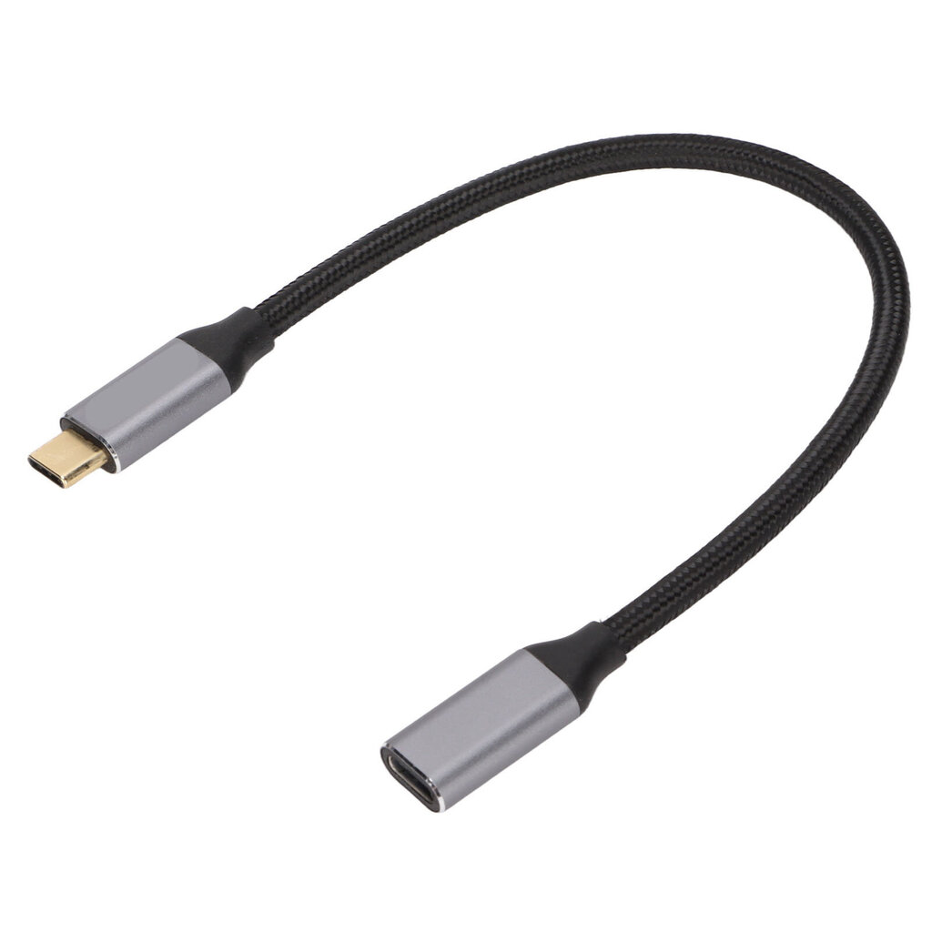 4K 100 W PD 5A USB 3.2 GEN2 USB C -jatkokaapeli, uros-naaras, Type C -jatkojohto hinta ja tiedot | Puhelimen lisätarvikkeet | hobbyhall.fi