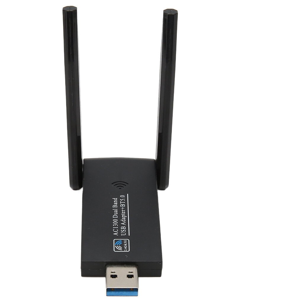 1300 Mbps USB WiFi -sovitin Dual Band Bluetooth 5.0 USB3.0 High Speed -yhteys Windows XP Vista7 8 8.1 10 11 hinta ja tiedot | Web-kamerat | hobbyhall.fi