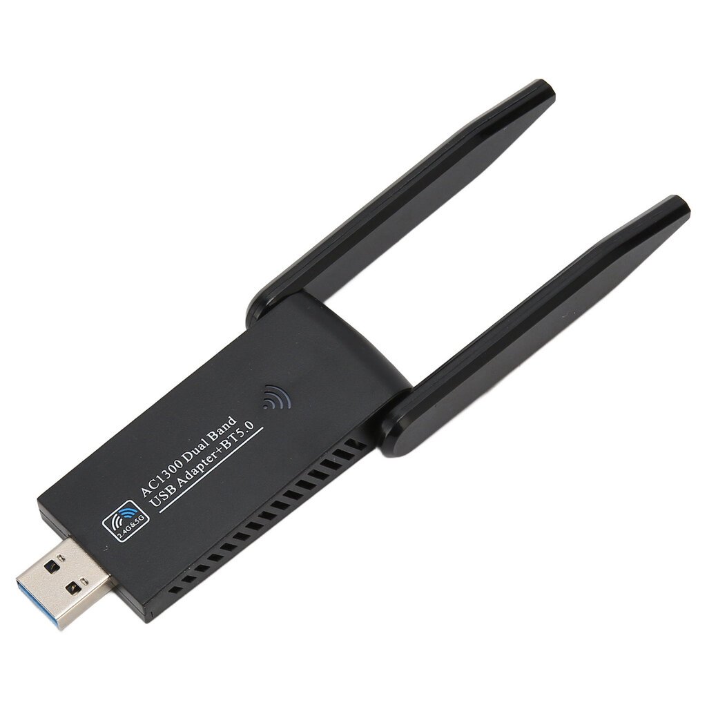 1300 Mbps USB WiFi -sovitin Dual Band Bluetooth 5.0 USB3.0 High Speed -yhteys Windows XP Vista7 8 8.1 10 11 hinta ja tiedot | Web-kamerat | hobbyhall.fi