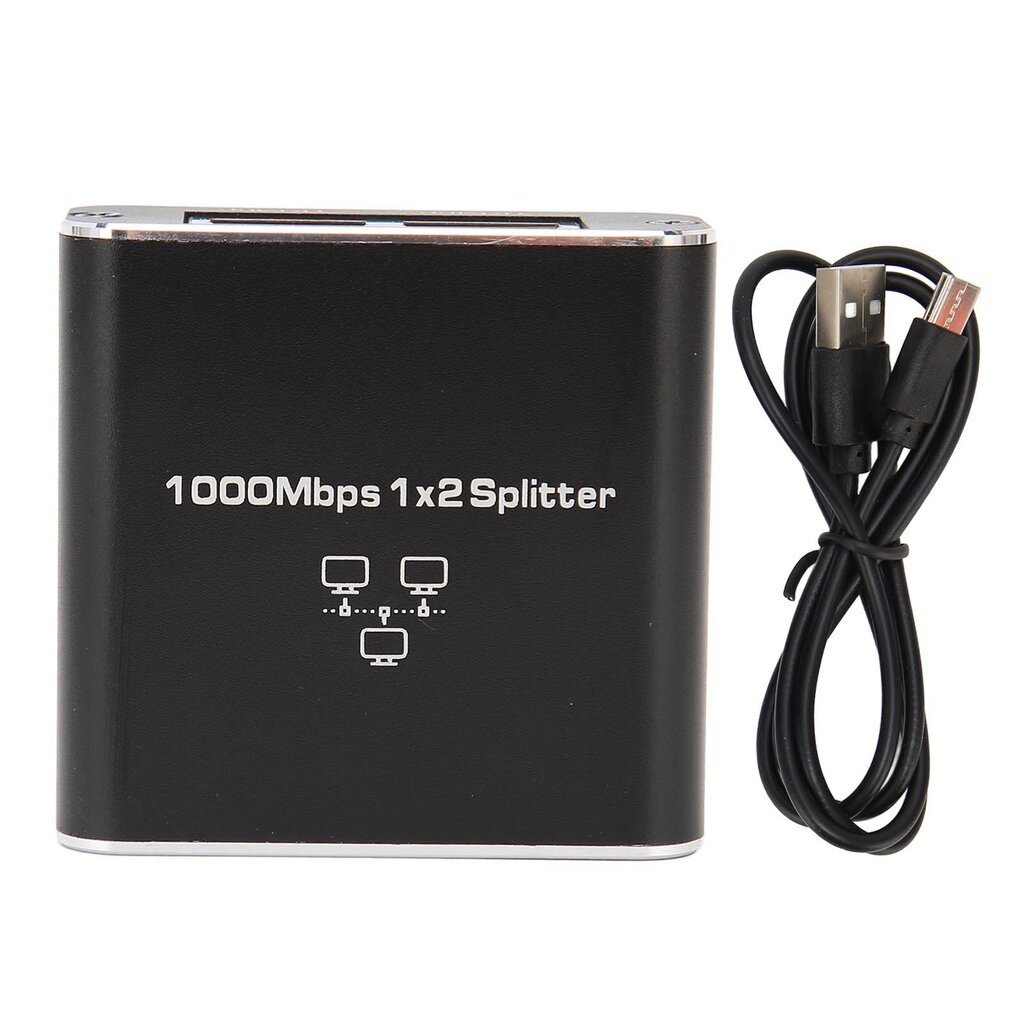 1000 Mbps Ethernet-kaapelin jakaja 1-2 Yhteensopiva Cat5 Cat5e Cat6 Cat7 Two Devices kanssa Share RJ45 Network Splitter hinta ja tiedot | Web-kamerat | hobbyhall.fi