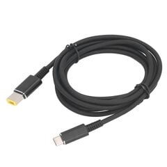 135 W Type C - Square Tip -latauskaapeli 6 jalkaa USB C - ohueen kärkeen kannettavan tietokoneen latauskaapeli PD-virtalaturin virtalähteen jatkojohto hinta ja tiedot | Tablettien kotelot ja muut tarvikkeet | hobbyhall.fi