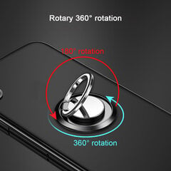 Matkapuhelimen sormusteline Magneettinen puhelinsormus Sormijalusta 360° pyörivä metallirengaskahva hinta ja tiedot | Puhelintelineet | hobbyhall.fi