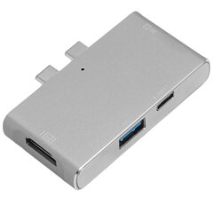 Telakointiasema OS X -kannettavan HD-tallennuskorttipaikan USB 3.0 -alumiiniseokselle Type C -kaksoismultimediasovittimelle hinta ja tiedot | Koteloiden lisätarvikkeet | hobbyhall.fi