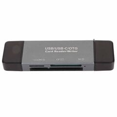 Kortinlukija USB C USB 3.0 OTG-toiminto Nopea laajasti yhteensopiva muistikortinlukija puhelintietokoneelle hinta ja tiedot | Koteloiden lisätarvikkeet | hobbyhall.fi