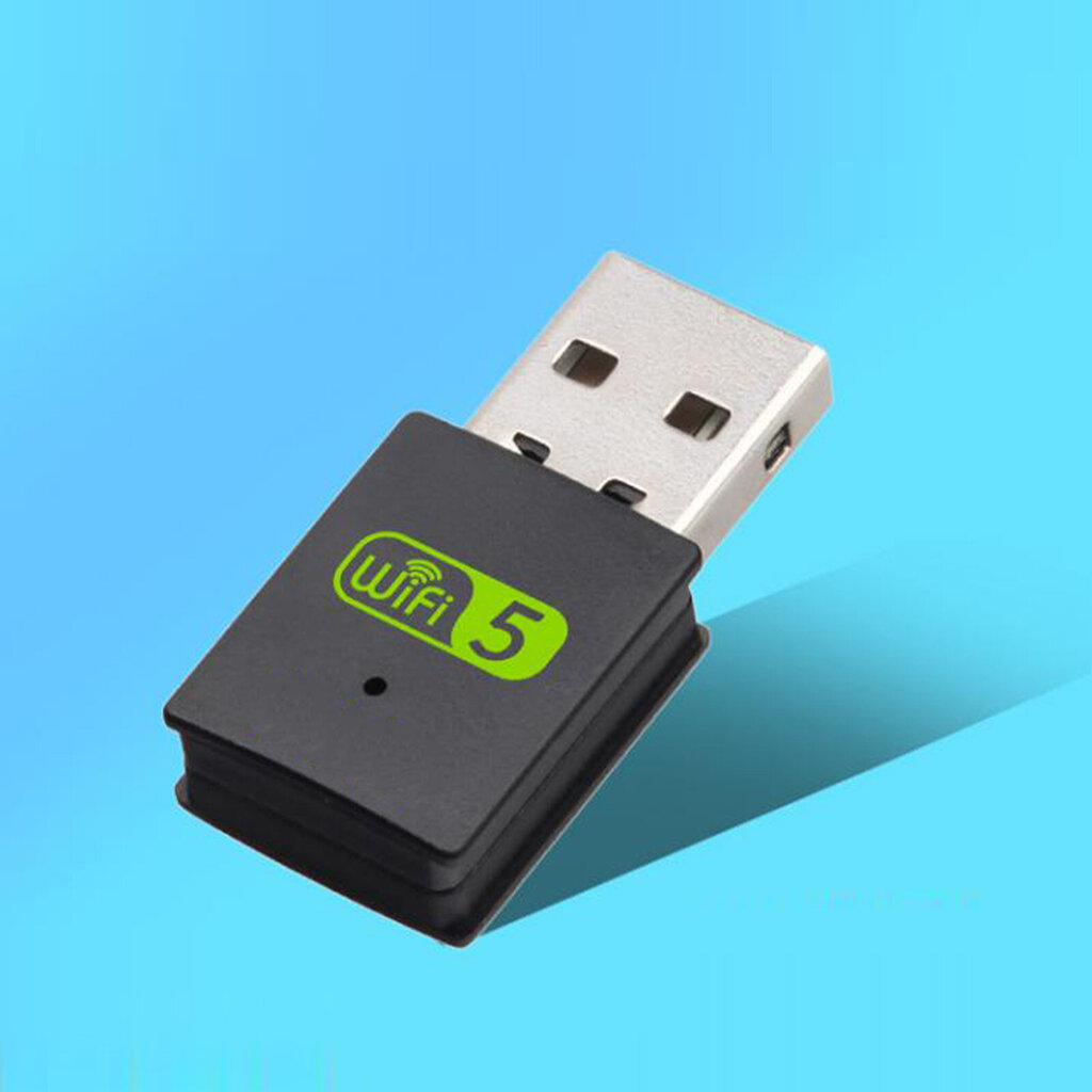 USB-WiFi-sovitin 600M BT 5.0 Drive Free 2.4G 5G Dual Band langaton verkkosovitin hinta ja tiedot | Koteloiden lisätarvikkeet | hobbyhall.fi