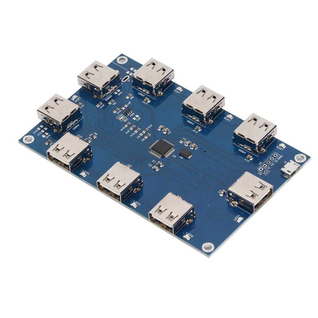 USB-keskitin kätevä liitäntä USB V2.1 FPGA metallikotelo VBUS-ohjain USB-keskitinkortti hinta ja tiedot | Koteloiden lisätarvikkeet | hobbyhall.fi