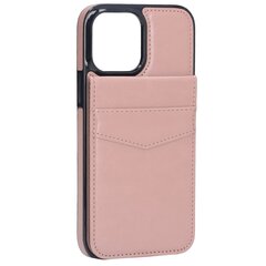 Lompakkopuhelinkotelo Monitoiminen puhelimen suojakotelo magneettisella solkijalustalla IPhone 13 Prolle Rose Gold hinta ja tiedot | Puhelintelineet | hobbyhall.fi