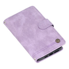 Matkapuhelimen lompakkokotelo Pudotuksenkestävä Magneettinen Sulkeminen PU-nahkainen puhelimen suojus korttipaikalla IPhone Purplelle hinta ja tiedot | Puhelintelineet | hobbyhall.fi