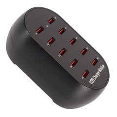 Moniporttinen USB-keskitinlaturi 100?240V 50W 5V 2.4A Turvallisuus taattu 10 portin USB-laturiasema puhelimelle Tablet Kannettava tietokone EU-pistoke hinta ja tiedot | Adapterit | hobbyhall.fi