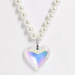 Heart Pearl kaulakoru Strand Pearl Choker kaulakoru juhlakorut naisille hinta ja tiedot | Kaulakorut | hobbyhall.fi