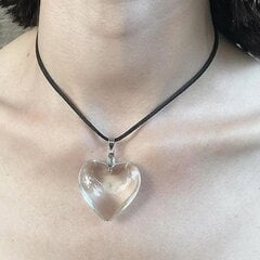 Muoti Heart Crystal Pendant kaulakoru naisten Statement korut säädettävä hinta ja tiedot | Kaulakorut | hobbyhall.fi