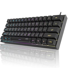 Magegee TS91 Black, RGB, US hinta ja tiedot | Näppäimistöt | hobbyhall.fi