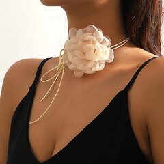 Big Peony Choker kaulakorut kaulus kaulanauha solkiluun ketju Chocker juhlalahja hinta ja tiedot | Kaulakorut | hobbyhall.fi