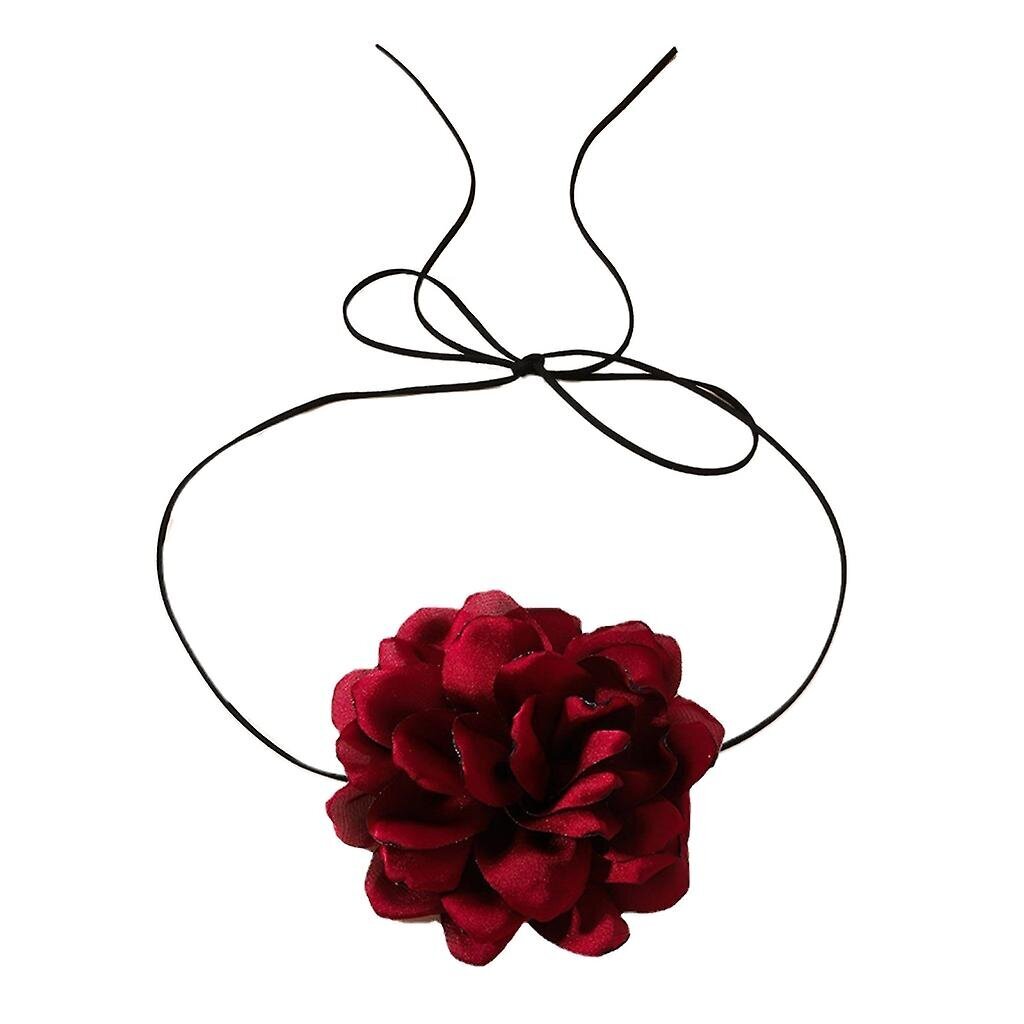 Ylisuuri Flower Choker kaulakoru Kaulaketju Temperamentti pitkä hihna kaulakoru hinta ja tiedot | Kaulakorut | hobbyhall.fi