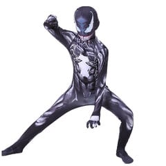 Lasten Venom Spider-Man -asu (musta) hinta ja tiedot | Naamiaisasut | hobbyhall.fi