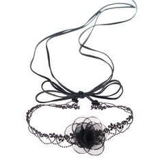 Pitsi Camellia Choker -kaulakoru Naisten Gothic Puvut Halloween-steampunk hinta ja tiedot | Kaulakorut | hobbyhall.fi