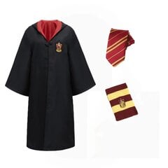 Harry Potter Gryffindor-viitta, viitta, pukuhuivi hinta ja tiedot | Naamiaisasut | hobbyhall.fi