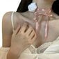 Soft Flower Choker kaulakorut Rose Ribbon kaulakorut Kangas Materiaali Rose Choker hinta ja tiedot | Kaulakorut | hobbyhall.fi