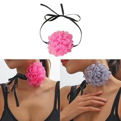 Kangaskukkakaulakorut Flower Choker pehmeät kukkakaulakorut hääjuhliin hinta ja tiedot | Kaulakorut | hobbyhall.fi