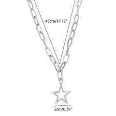 Ontot Star kaulakorut Star Pendant kaulakoru Y2k korut metalliseos materiaali lahja hinta ja tiedot | Kaulakorut | hobbyhall.fi