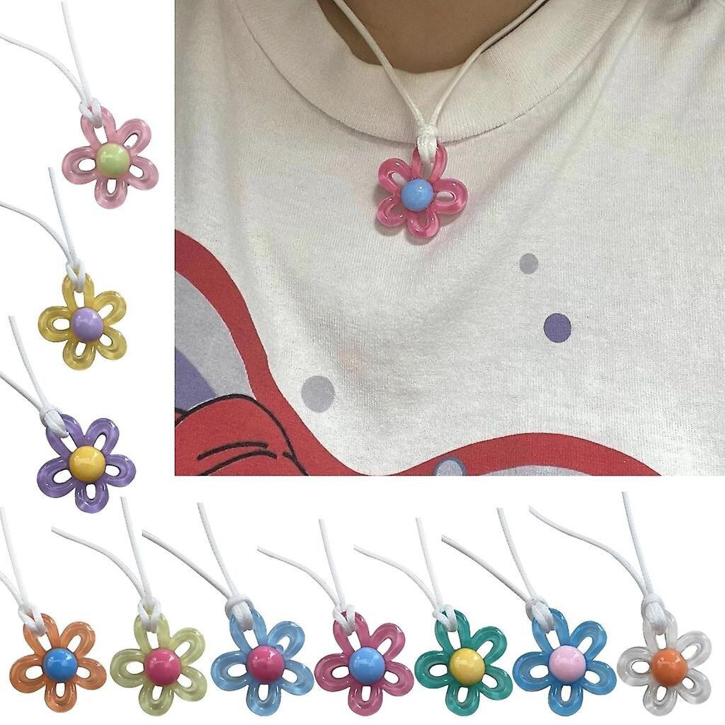 Värikäs kukka riipus kaulakoru naisille tyttöystävä lahja hartsi Blossom Choker hinta ja tiedot | Kaulakorut | hobbyhall.fi